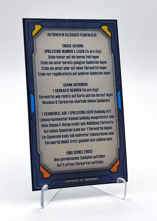 Spielhilfekarten 4er Set für Harmonies